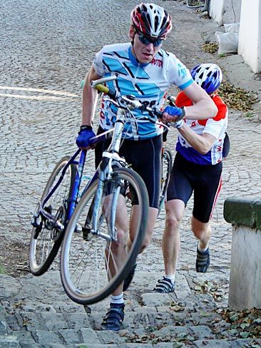Martin Skála ve výběhu.