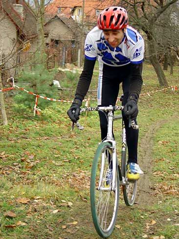 Marek Drašar na trati.
