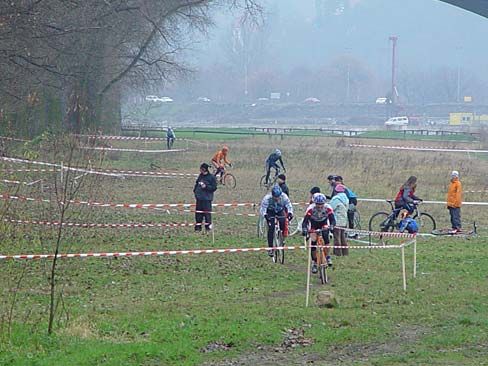 Pohled na zadní část tratě