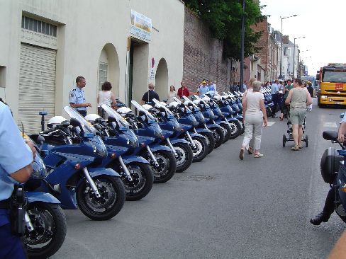 Motorky policistů