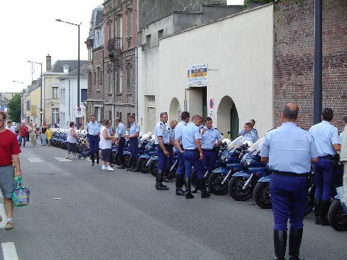 Motorky policistů