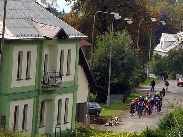 Pohled na celý peleton