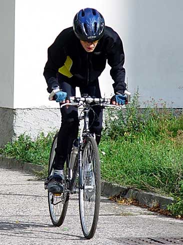 Jirka Kubeš na rovince.